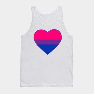 Pride Flag Heart Bisexual Tank Top